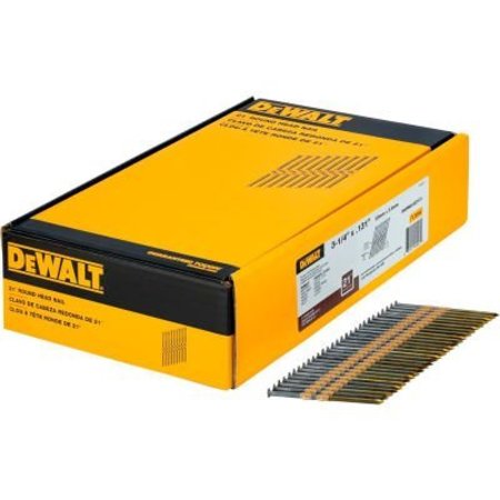 DEWALT Collated Framing Nail, 3-1/4 in L, Bright, 21 Degrees DWRHS12D131